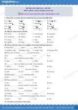 Đề thi giữa kì 2 Tiếng Anh 6 Global Success - Đề số 7